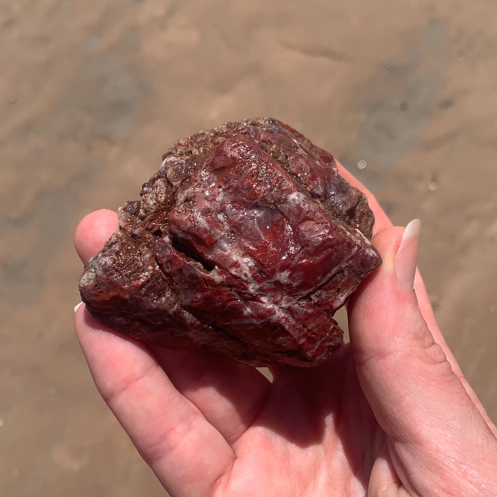 Jasper • Red Jasper Crystal • Arizona Rocks • Natural Rocks & Minerals